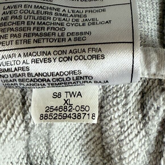 Vintage Nike Orange Swoosh‎ Full Zip Hoodie SZ XL Gray Rainbow Shoe Charm Rare - Picture 13 of 16